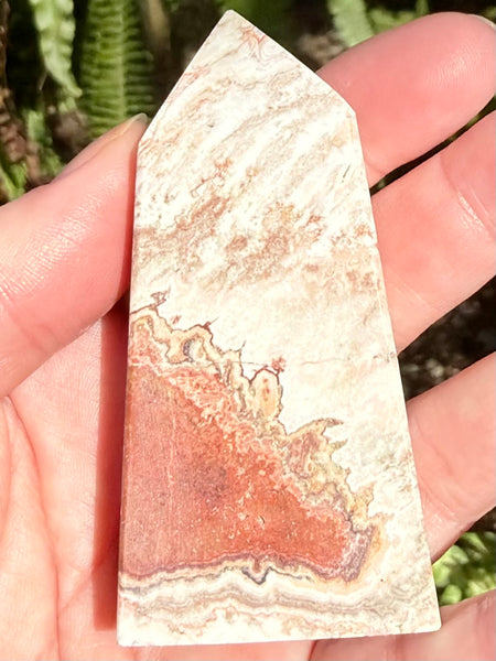 Crazy Lace Agate Obelisk