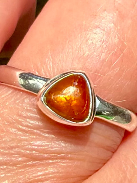 Orange Kyanite Ring Size 9
