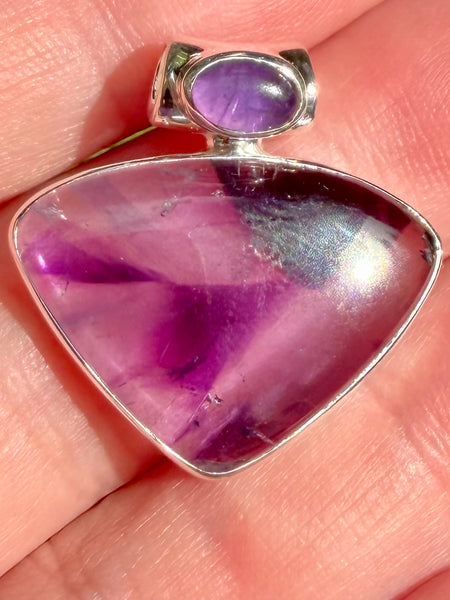 Star (Trapiche) Amethyst Pendant