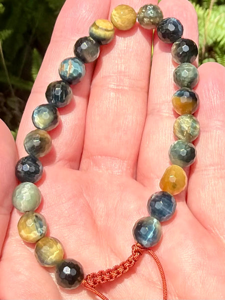 Adjustable Faceted Pietersite Bracelets - Morganna’s Treasures