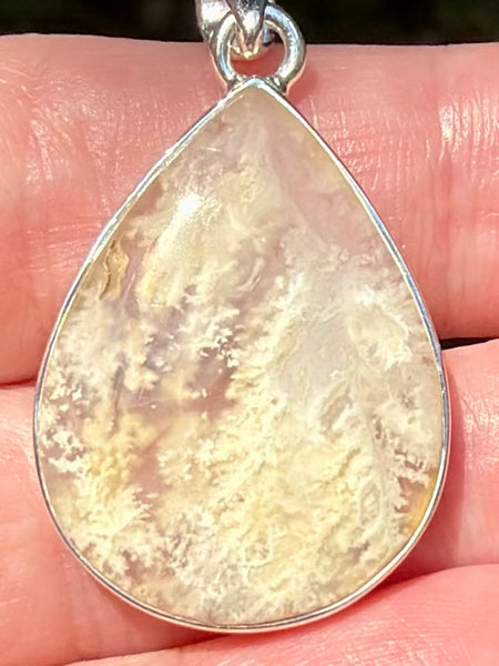 Graveyard Plume Agate Pendant