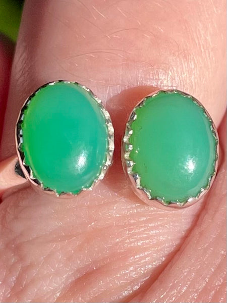 Chrysoprase Ring Size 8.5 - Morganna’s Treasures 