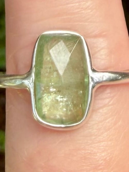 Green Kyanite Ring Size 5