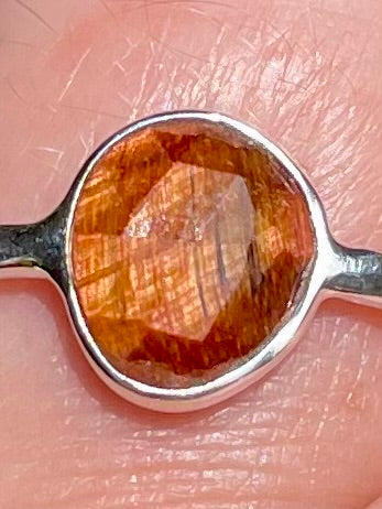 Faceted Red Tigers Eye Ring Size 6 - Morganna’s Treasures