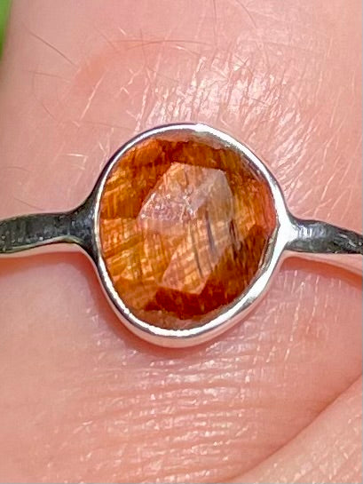 Faceted Red Tigers Eye Ring Size 6 - Morganna’s Treasures