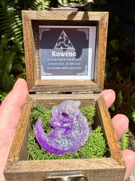 “Rowena” Resin Dragon