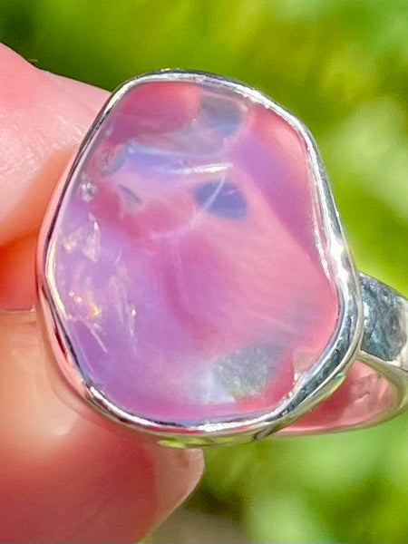 Rough Lavender Quartz Ring Size 8 - Morganna’s Treasures 