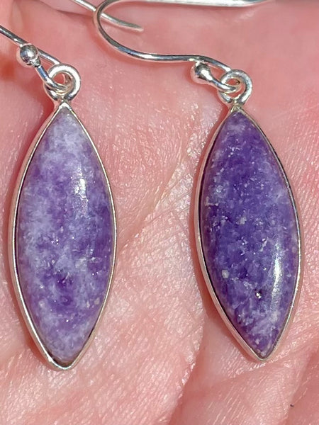 Lepidolite Earrings - Morganna’s Treasures 