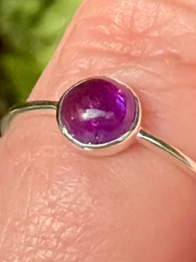 Purple Amethyst Ring Size 6
