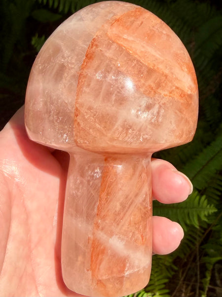Beautiful Hematoid Quartz Mushroom - Morganna’s Treasures