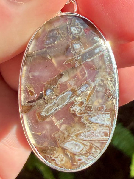 Turkish Tube Agate Pendant