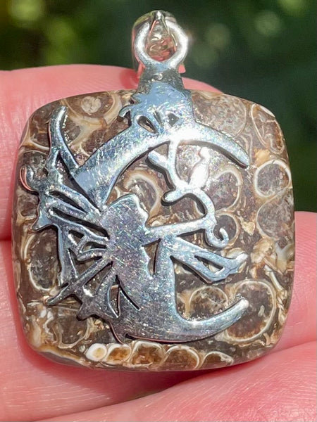 Fairy Turritella Agate Pendant - Morganna’s Treasures 