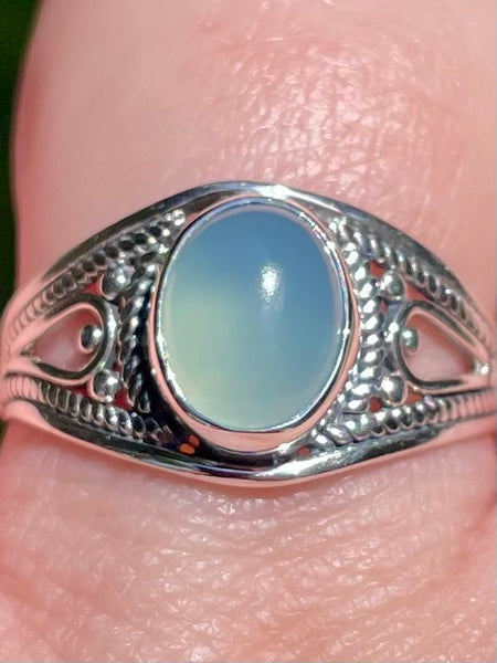 Aqua Chalcedony Ring Size 9 - Morganna’s Treasures 