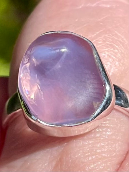 Rough Lavender Quartz Ring Size 8 - Morganna’s Treasures 