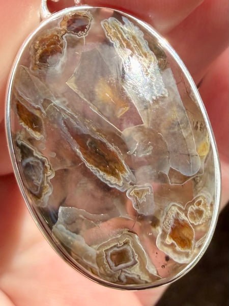 Turkish Tube Agate Pendant - Morganna’s Treasures