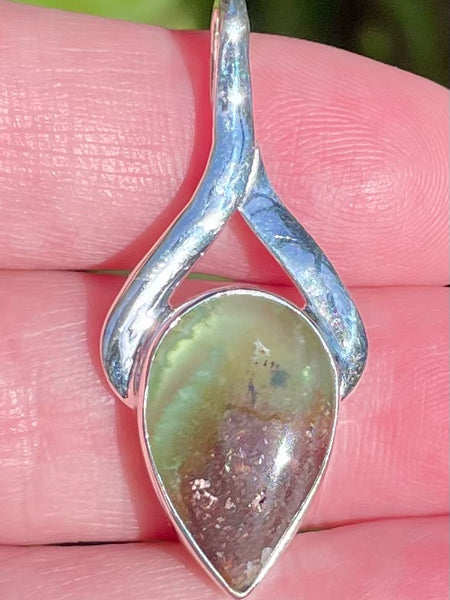 Boulder Chrysoprase Pendant - Morganna’s Treasures