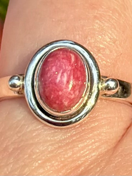 Pink Thulite Ring Size 9 - Morganna’s Treasures