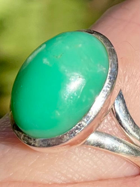 Chrysoprase Ring Size 7 - Morganna’s Treasures