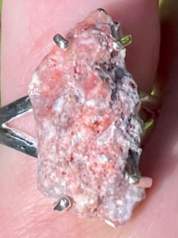 Rough Cinnabar Ring Size 6.5