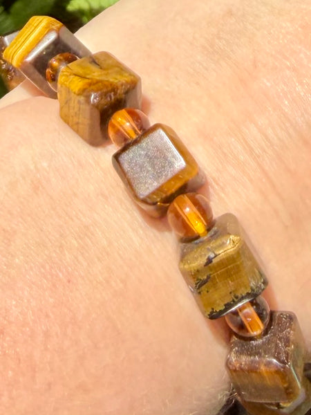 Faceted Tigers Eye Bracelet - Morganna’s Treasures