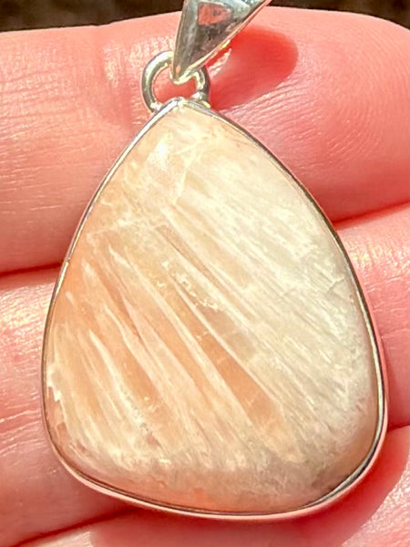 Orange Scolecite Pendant - Morganna’s Treasures