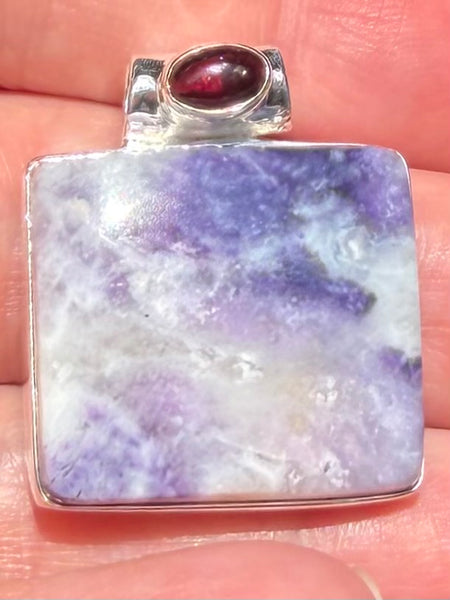 Tiffany Stone and Garnet Pendant