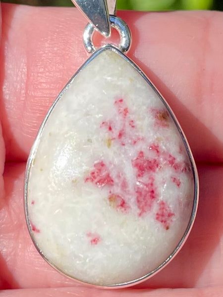 Cinnabar in Scapolite Pendant - Morganna’s Treasures