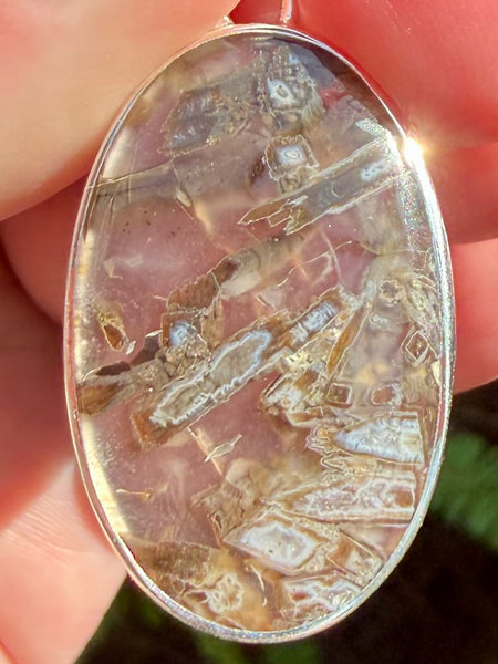 Turkish Tube Agate Pendant