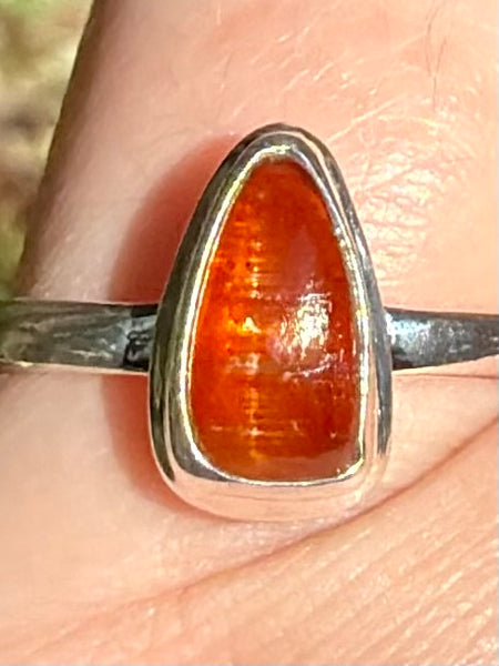 Orange Kyanite Ring Size 8