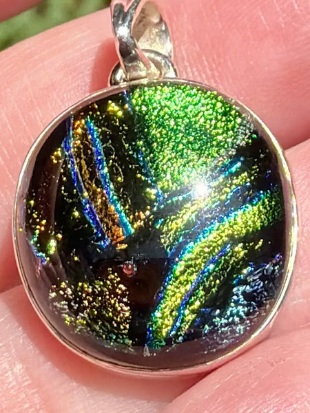 Dichroic Glass Pendant