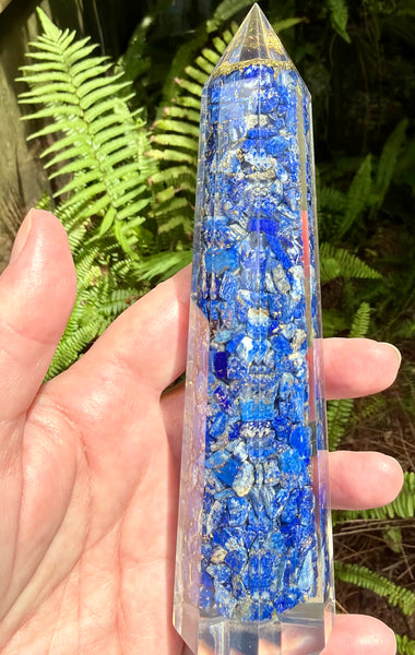 Lapis Lazuli Orgonite Tower - Morganna’s Treasures