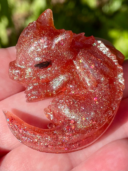 “Phoebe” Resin Dragon - Morganna’s Treasures 