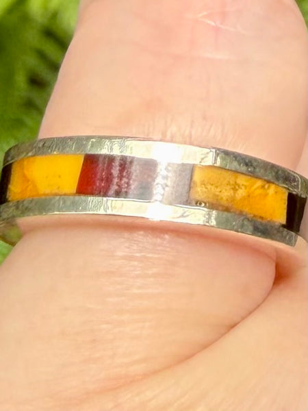 Egg Yolk Baltic Amber Ring Size 6 - Morganna’s Treasures