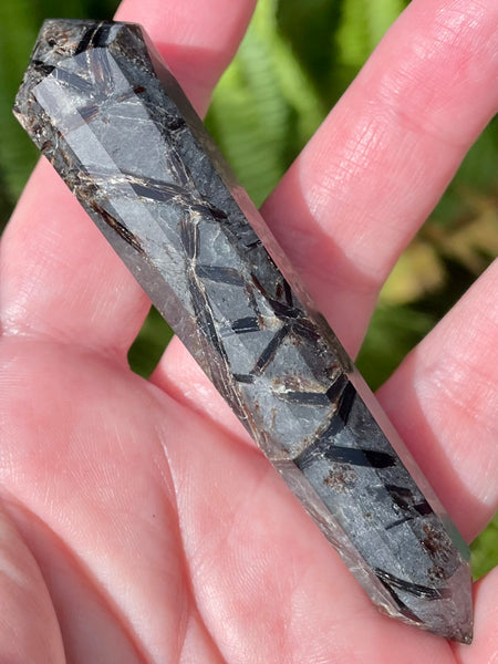 Quartz, Actinolite & Phlogopite Vogel - Morganna’s Treasures