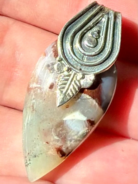 Aqua Chrysoprase Pendant