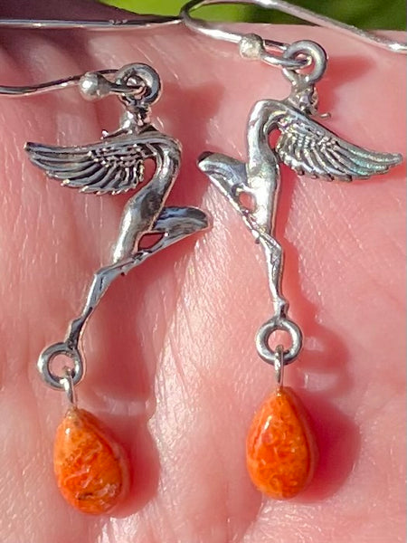 Coral Fairy Earrings - Morganna’s Treasures