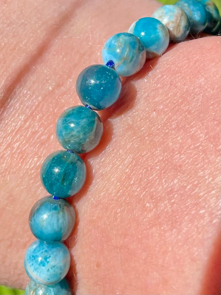 Blue Apatite Bracelet - Morganna’s Treasures