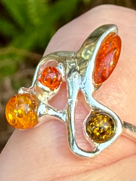 Abstract Baltic Amber Ring Size 7 - Morganna’s Treasures
