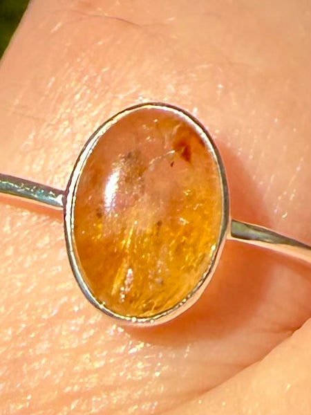 Cacoxenite Ring Size 8