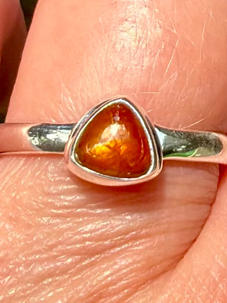 Orange Kyanite Ring Size 9