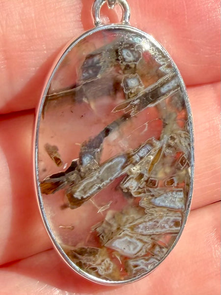 Turkish Tube Agate Pendant