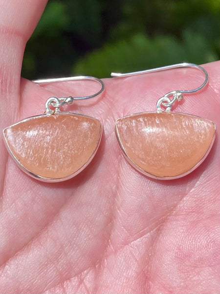 Orange Selenite Earrings - Morganna’s Treasures 