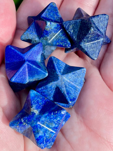 Small Lapis Lazuli Merkabas - Morganna’s Treasures 