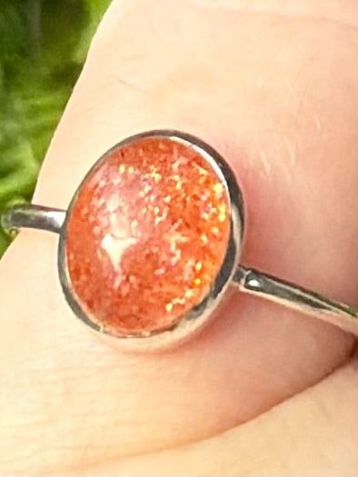 Gorgeous Sunstone Ring Size 6.5 - Morganna’s Treasures