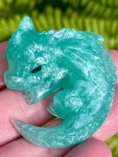 “Leia” Resin Dragon - Morganna’s Treasures 