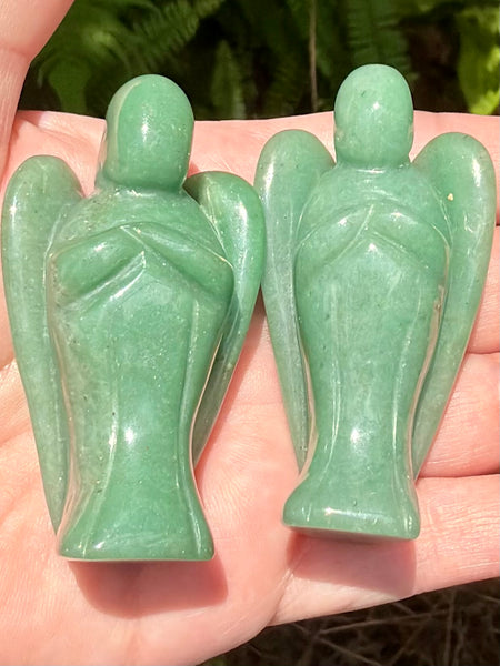 Green Aventurine Pocket Angel - Morganna’s Treasures