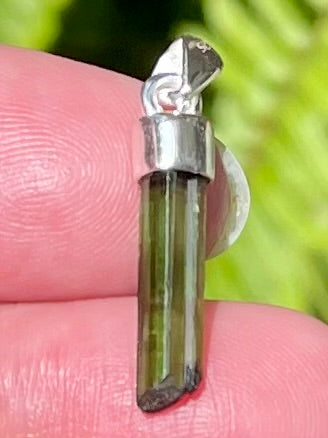 Green Tourmaline Pendant - Morganna’s Treasures 