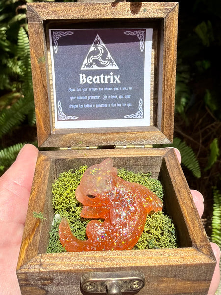 "Beatrix” Resin Dragon
