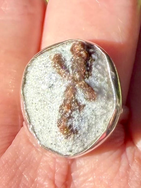 Staurolite (Fairy Cross) Ring Size 10 - Morganna’s Treasures