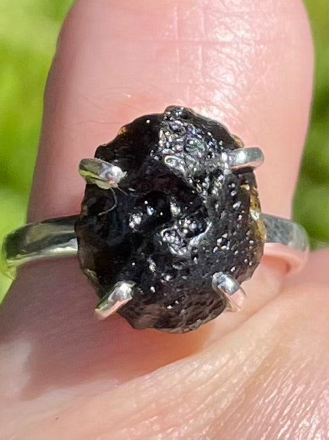 Saffordite Tektite Ring Size 7 - Morganna’s Treasures 